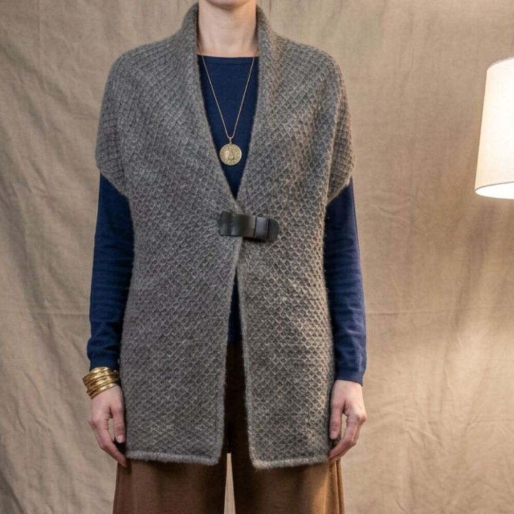 Fabiana Filippi Alpaca/Cashmere/Silk Blend Cardigan~$875